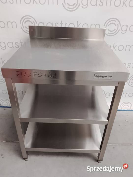 Stół z 2 półkami 70x70x85 Wrocław