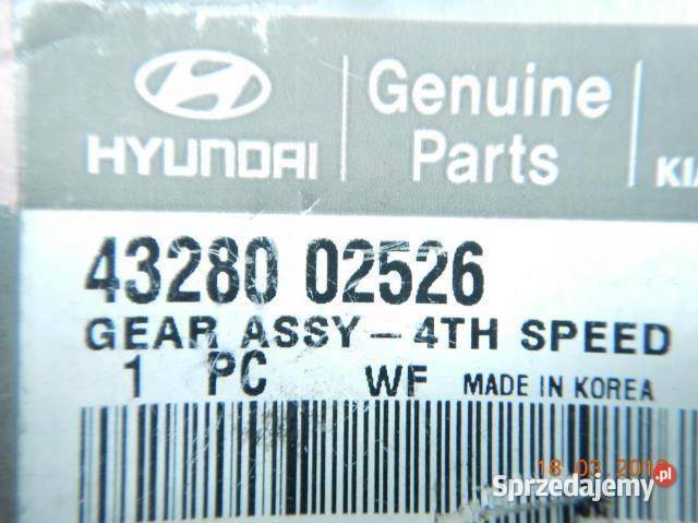 KOŁO ZĘBATE 3 BIEGU HYUNDAI i10 1016 4328002526 osobowe lubelskie