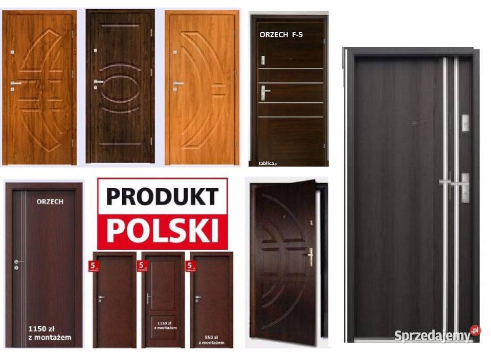 Drzwi ZEWNĘTRZNE wejściowe do mieszkania w bloku łódzkie Łowicz sprzedam