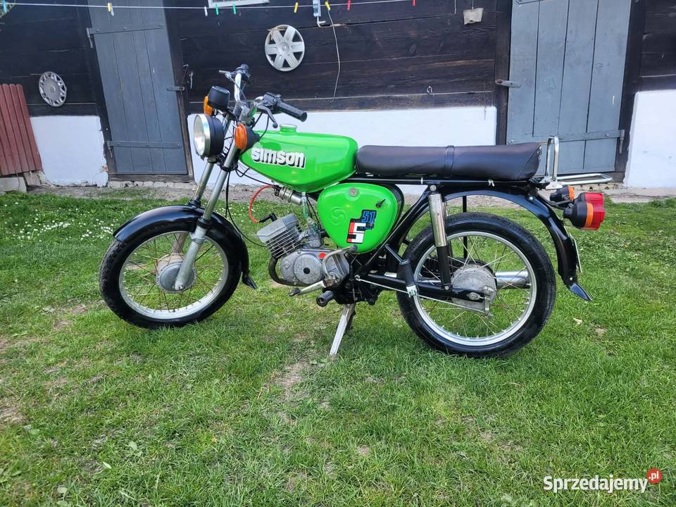 Simson S51 zarejestrowany opłacony motorower Parczew