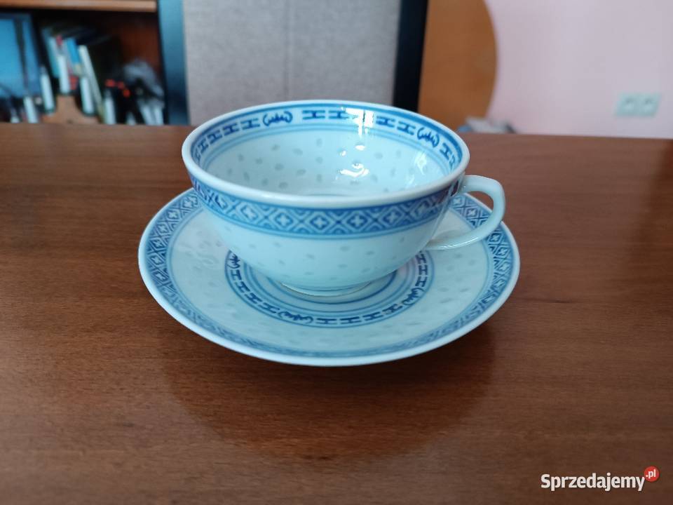 Zestaw do herbaty deserowy chińska porcelana śląskie Szczyrk