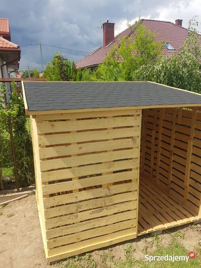 Drewutnia na drzewo kominkowe Architektura ogrodowa Sztabin