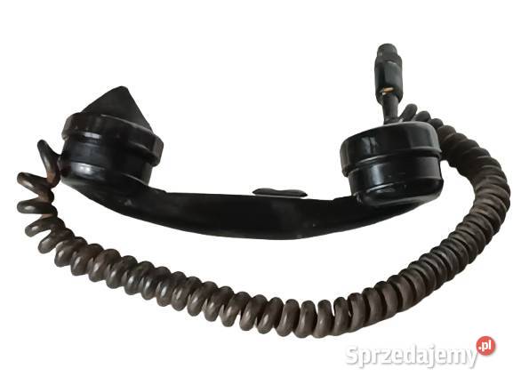 Słuchawka z Przewodem Bakelitowa Radiostacja Rzeszów