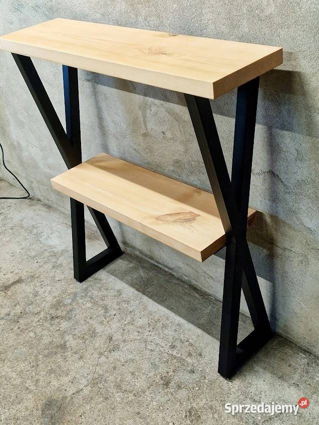 Konsola loft BLAT SOSNOWY dębowy NA WYMIAR Bartoszyce