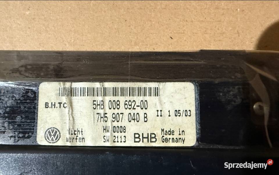 Panel klimatyzacji climatronic Volkswagen T5 Warszawa