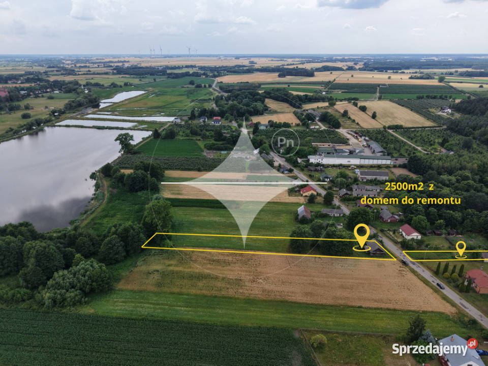 Siedlisko do remontu w Mokranach Starych Zalesie wolnostojący