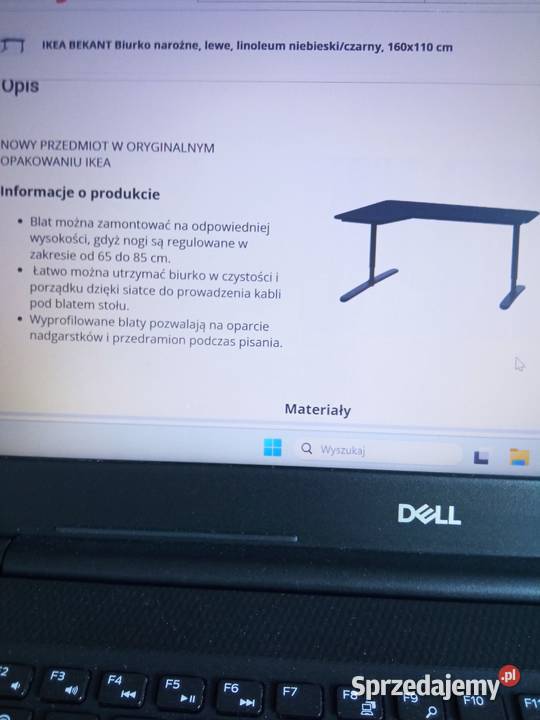 BiurkoBekant Ikea Nowe 14 ceny Leszno