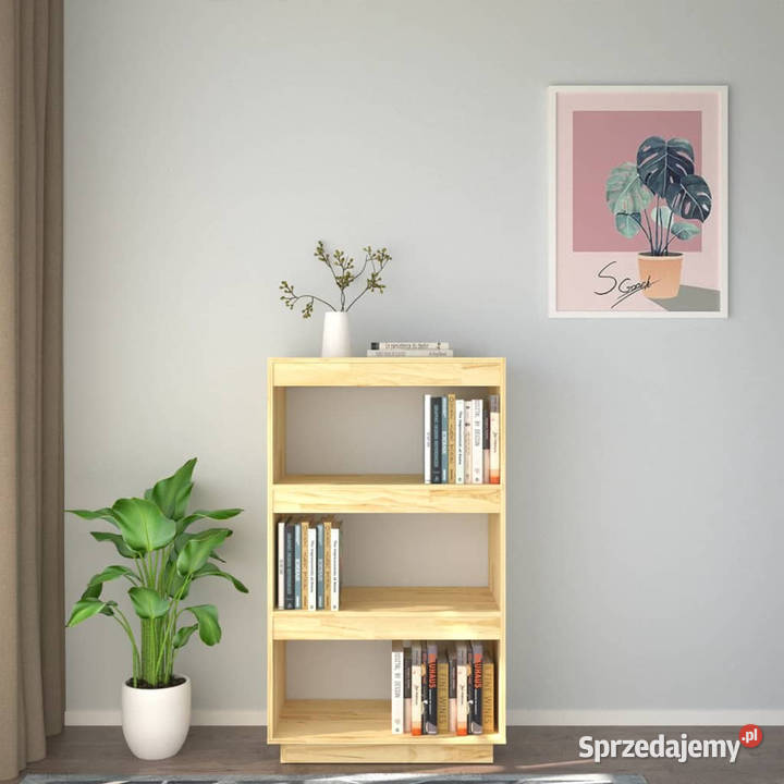 Regał na książkiprzegroda 60x35x103 lite drewno Warszawa sprzedam