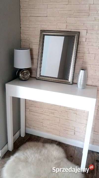 Konsola drewniana biała Warszawa