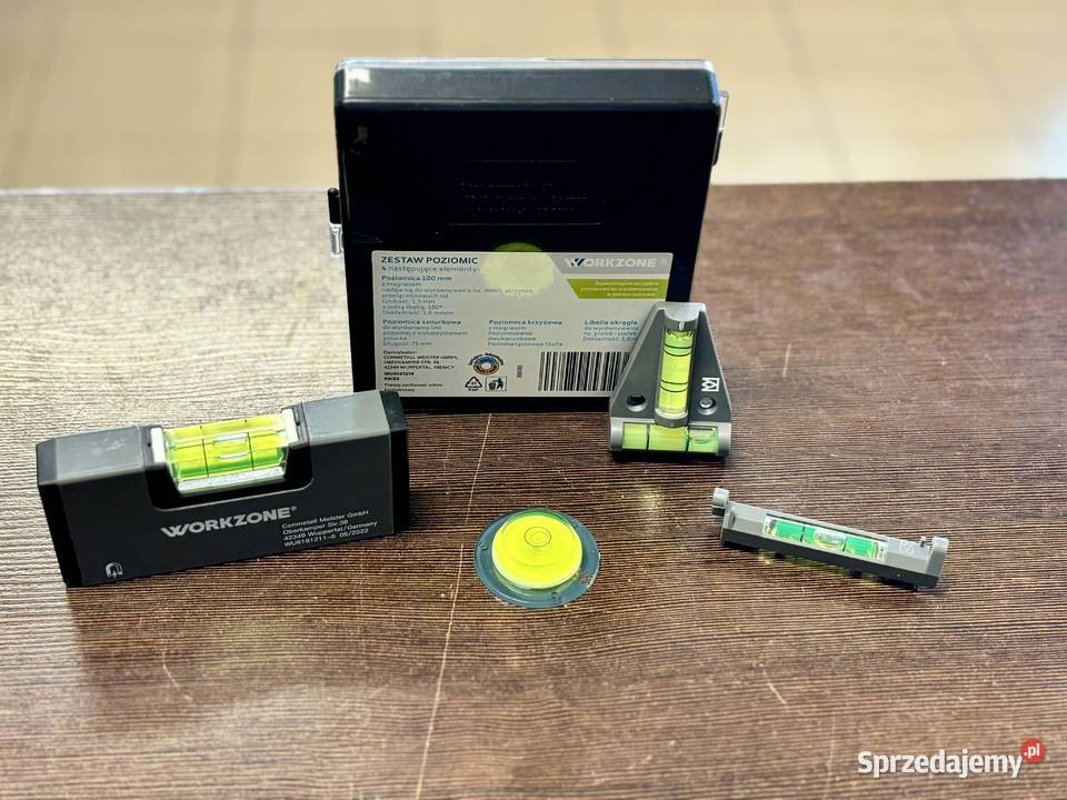 Zestaw Poziomic Workzone 4 sztuki warmińsko-mazurskie