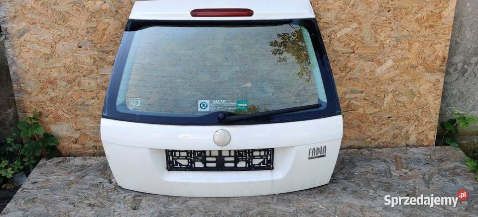 TYLNA KLAPA BAGAŻNIKA TYŁ LF9E SKODA FABIA I 1 Rudziniec