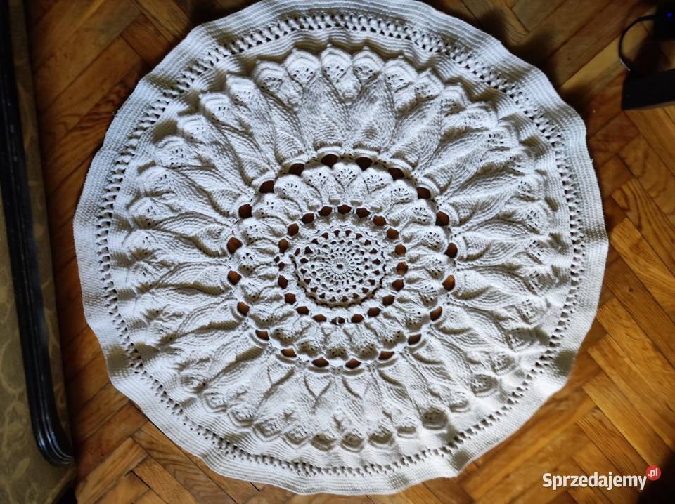 DYWAN Z WEŁNY NA DRUTACH ROBIONY Oleśnica