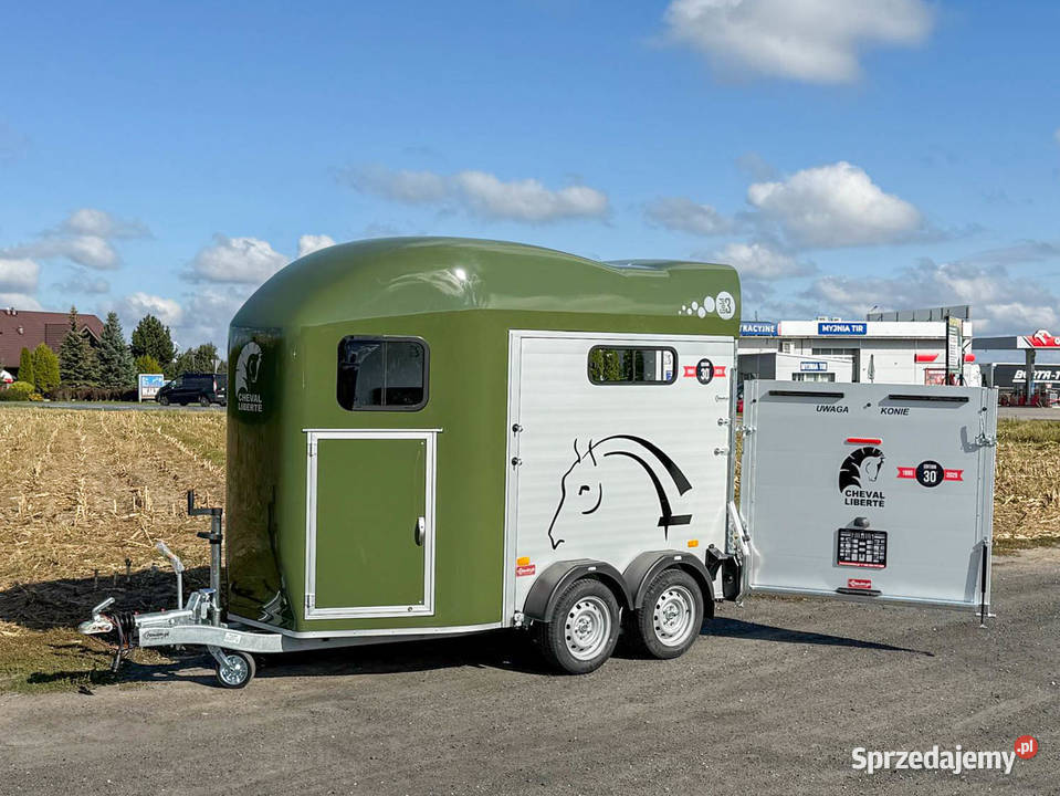 Przyczepa do koni Debon Gold 3 nowa prezent Kotlin