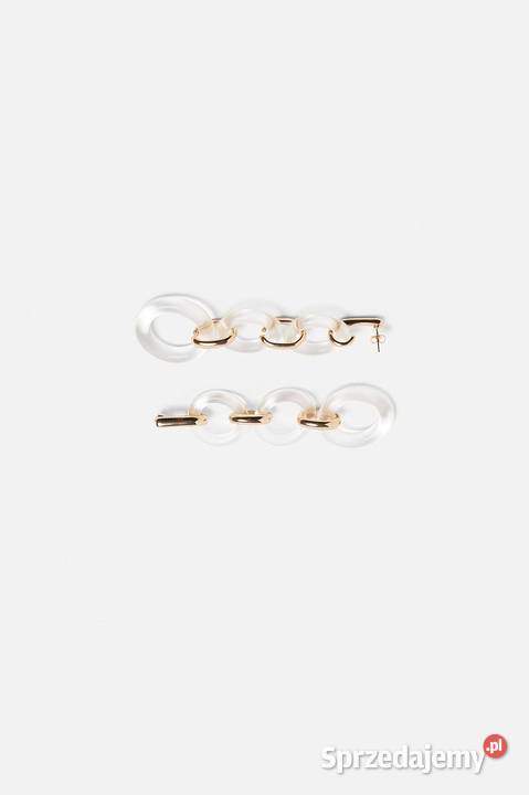 ZARA Długie kolczyki wieczorowe z Madrytu NOWE Kraków