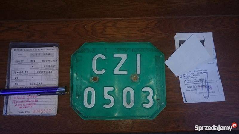 Dokumenty Romet Pony Motorynka 301 Ważne Osjaków