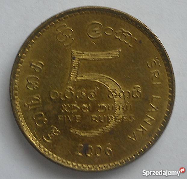 SRI LANKA5 RUPEES2006 r Legionowo sprzedam