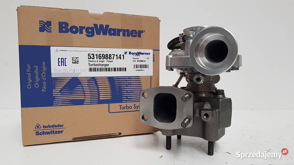 Turbosprężarka BorgWarner KKK 53169707141 mazowieckie Siedlce