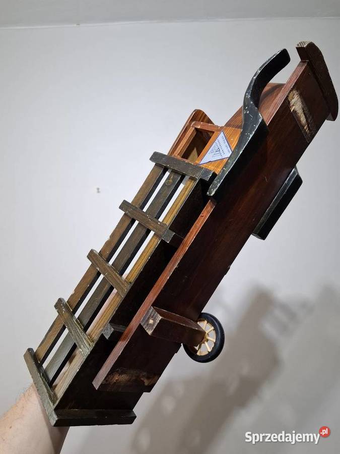 Samochód drewniany kolekcjonerski dekoracyjny Kraków