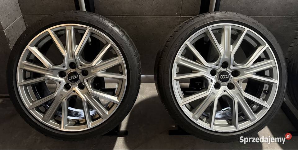 19 Audi A4 A6 felgi koła komplet z oponami 5x112 Samochodowe wielkopolskie