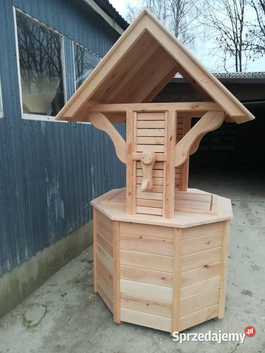 Studnia drewniana ogrodowa ozdobna użytkowa Tyszowce