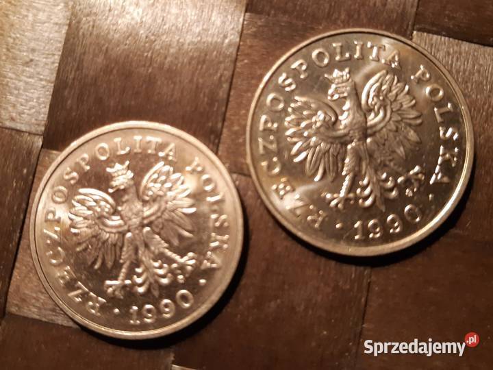 2 Monety z PRLu 50 100 1990 r Piękne Okazja Pruszków