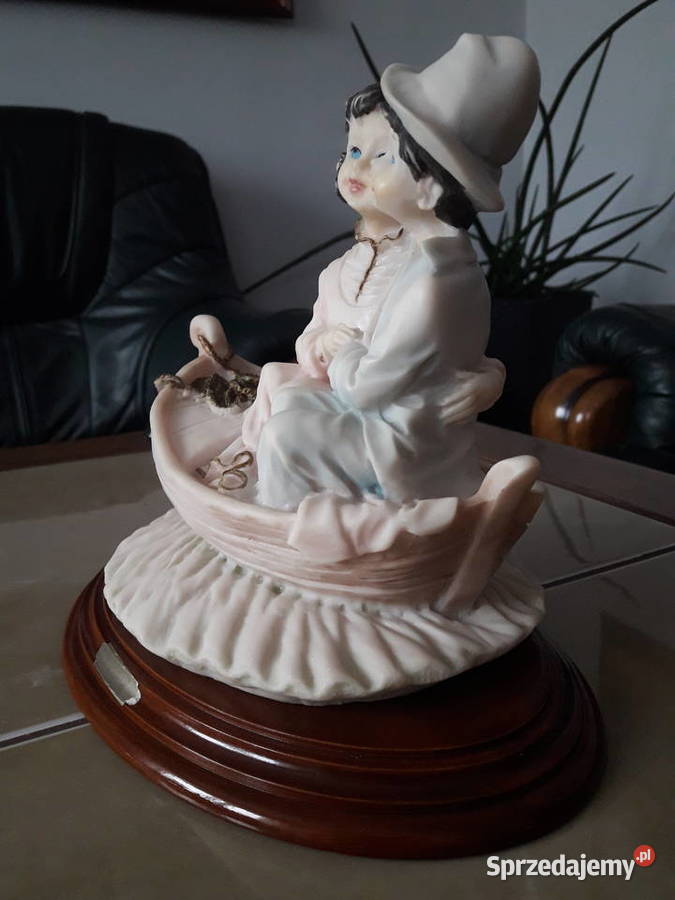 Włoska figurka para zakochanych na łodzi Dekoracje i ozdoby Janów Lubelski sprzedam