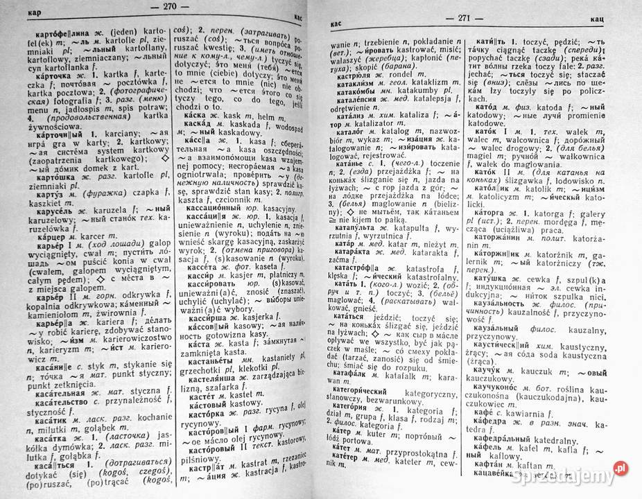 Podręczny słownik rosyjskopolski Józef Dworecki