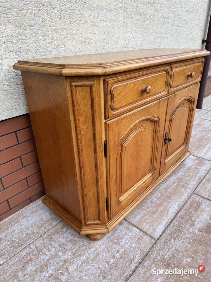 Komoda dębowa szafka stylowa bieliźniarka