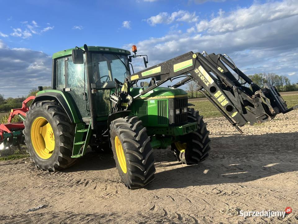 John Deere 6800 z ładowaczem Stoll 120 Kutno