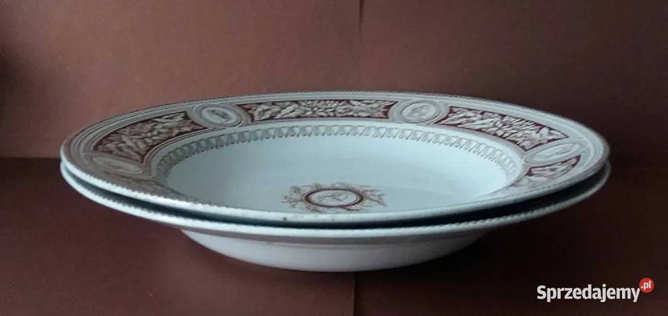 Antyk Talerz Patera Dekor 2 Gustavsberg Szwecja Gdańsk