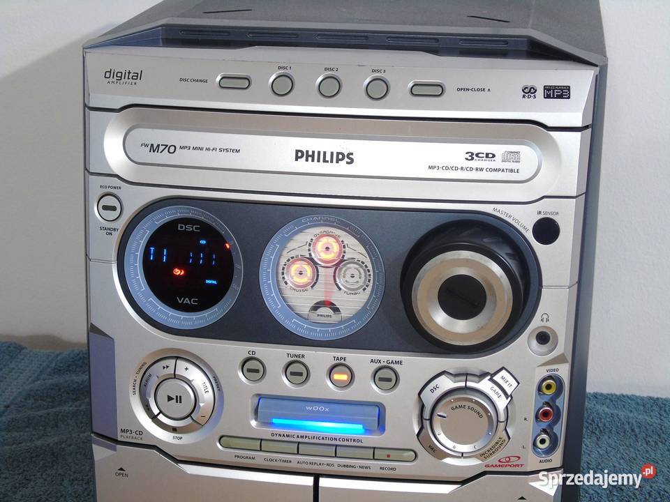 Wieża Philips FWM70 CD AUX RDS magnetofon Jasło