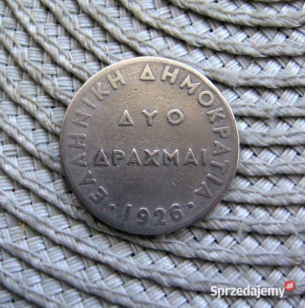 Grecja 2 Drachmy 1926r Kalisz