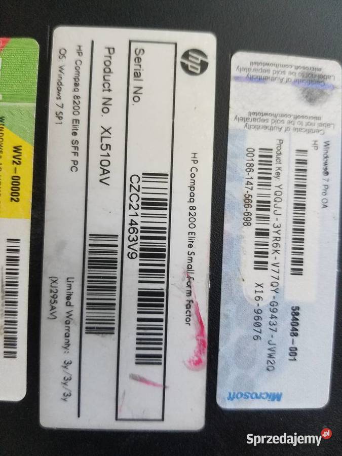Zestaw HP 8200 I3 2100 monitor klawiatura myszka Rymanów