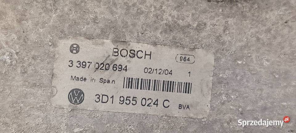 MECHANIZM WYCIERACZEK TYŁ VOLKSWAGEN PHAETON Lipno