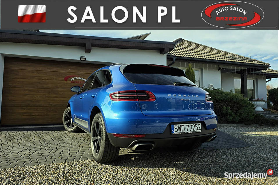 Porsche Macan serwis ASO krajowy FV23 I 2014 przyciemniane szyby Rydułtowy sprzedam