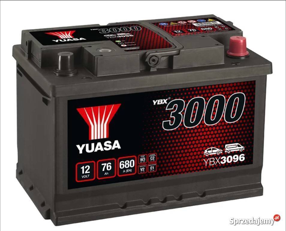Akumulator Yuasa Standard 12V 76Ah 680A Białystok