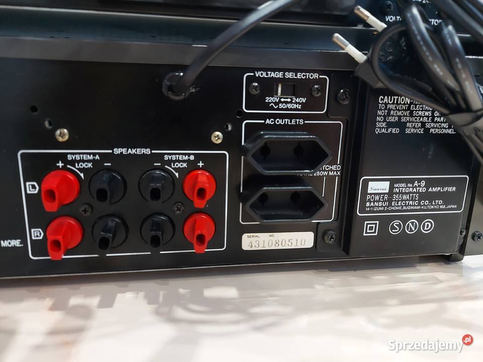 Sansui Integrated Amplifier A9 i AMFM Stereo Łapy