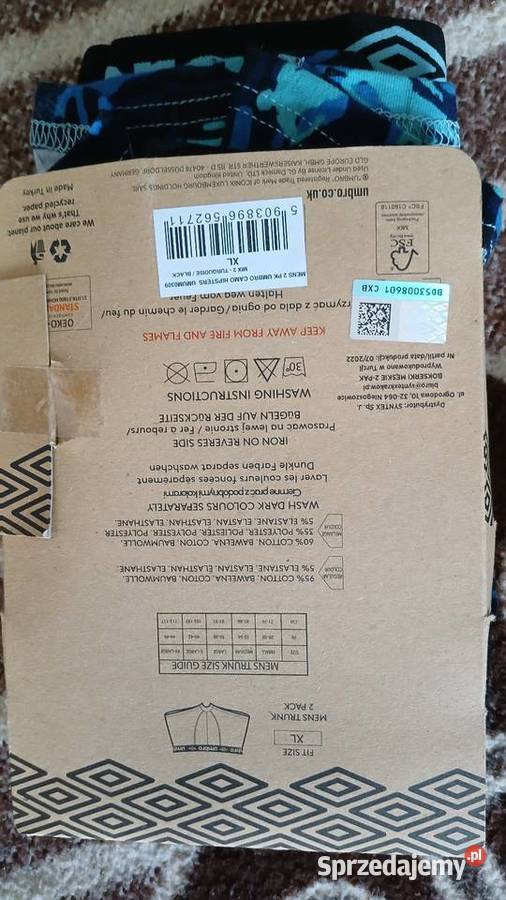 Majtki bokserki umbro Racibórz sprzedam