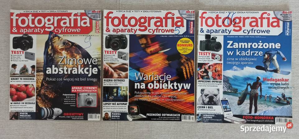 Zestaw magazynów o fotografii 18 sztuk Radzyń Podlaski