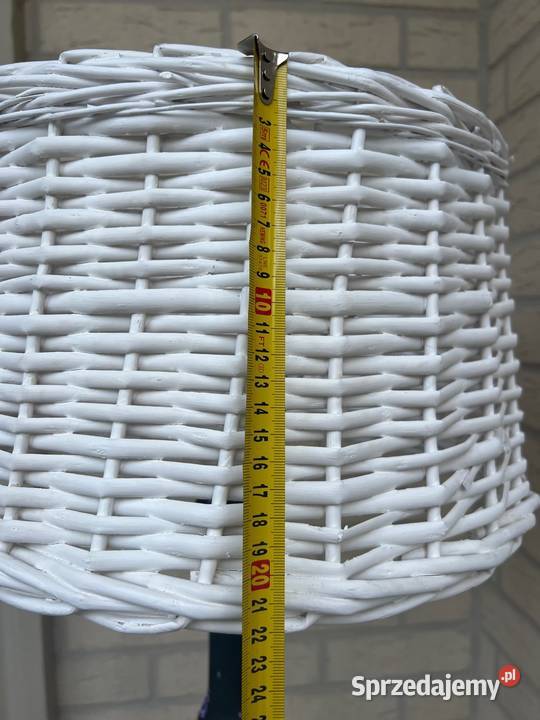 Lampa stojąca drewniana Vintage Boho shabby chic sprzedam