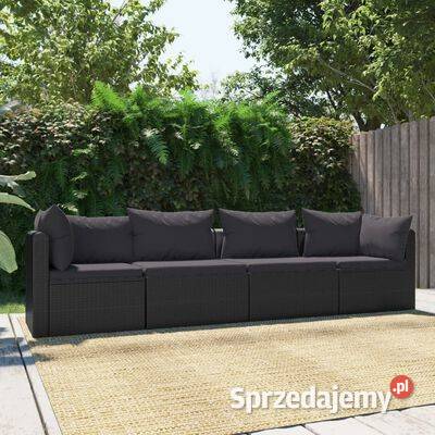 vidaXL 4częściowa sofa ogrodowa poduszki rattan Warszawa