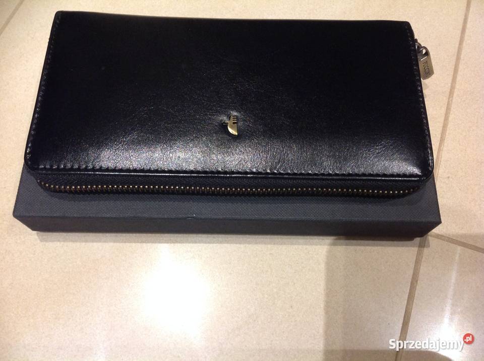 Duży Portfel Skórzany na Suwak Damski PUCCINI lubuskie