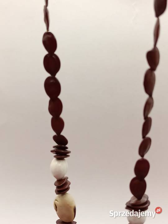 Biżuteria naszyjnik korale fasolki Zamość sprzedam