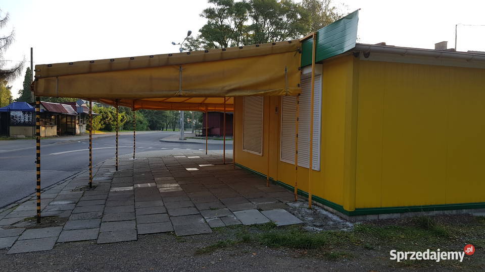 Pawilon Handlowy 5x7 wiatą zamykana monitoring biurowy Sprzedaż Lokale użytkowe Olkusz