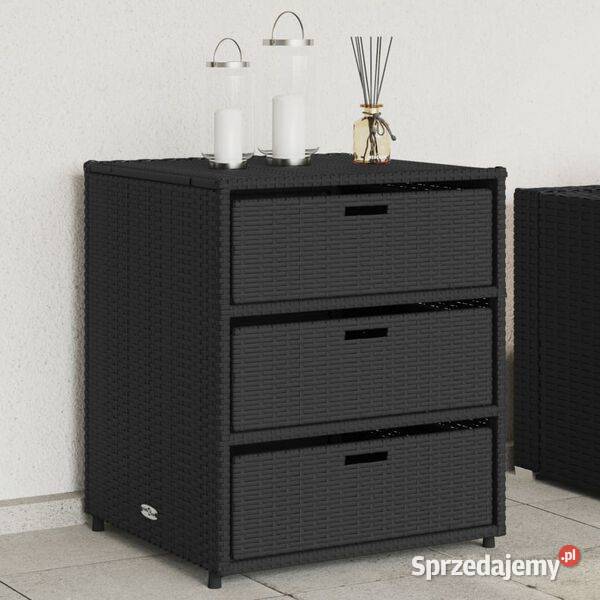vidaXL Szafka ogrodowa czarna 55x59x69 SKU365555 Warszawa