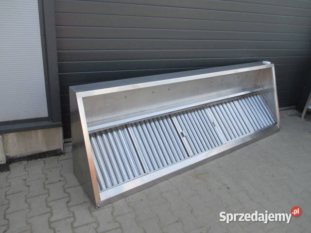 OKAP GASTRONOMICZNY SKOŚNY Z FILTRAMI 2508045 Ostrów Wielkopolski