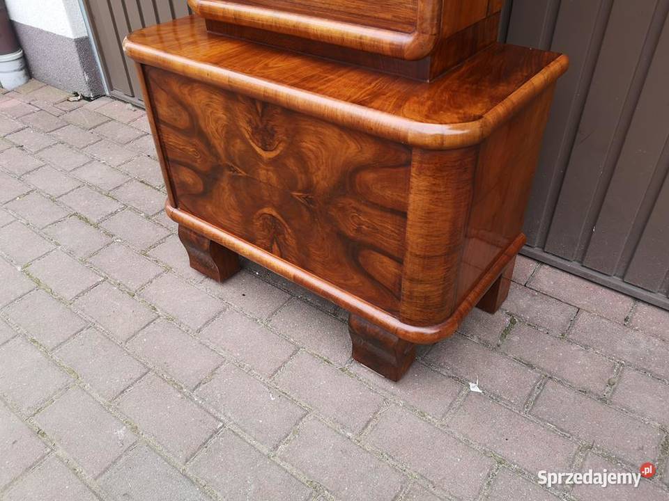 Zegar ArtDeco Stojący Orzech Stary Antyk Swarzędz