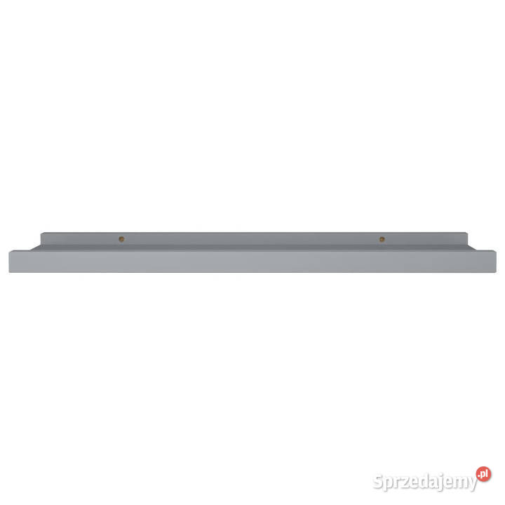 Półki ścienne na zdjęcia 2 szare 60x9x3 MDF
