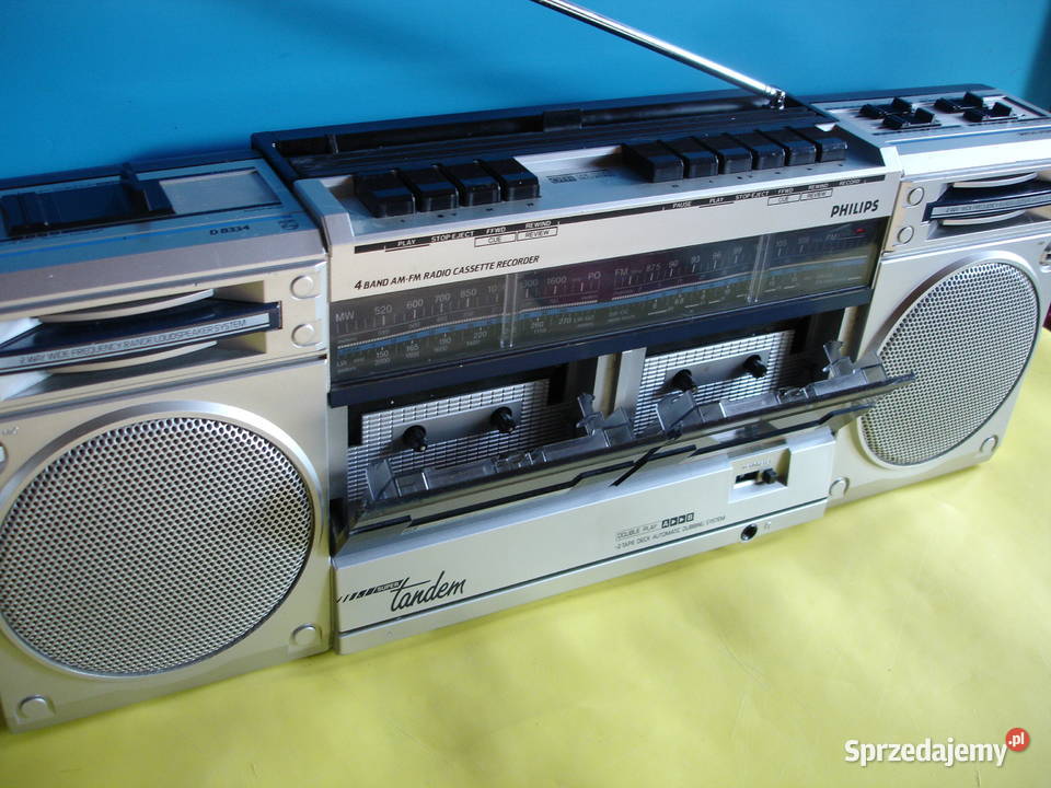 Radiomagnetofon PHILIPS D833400 Tandem Pozostałe Zielona Góra