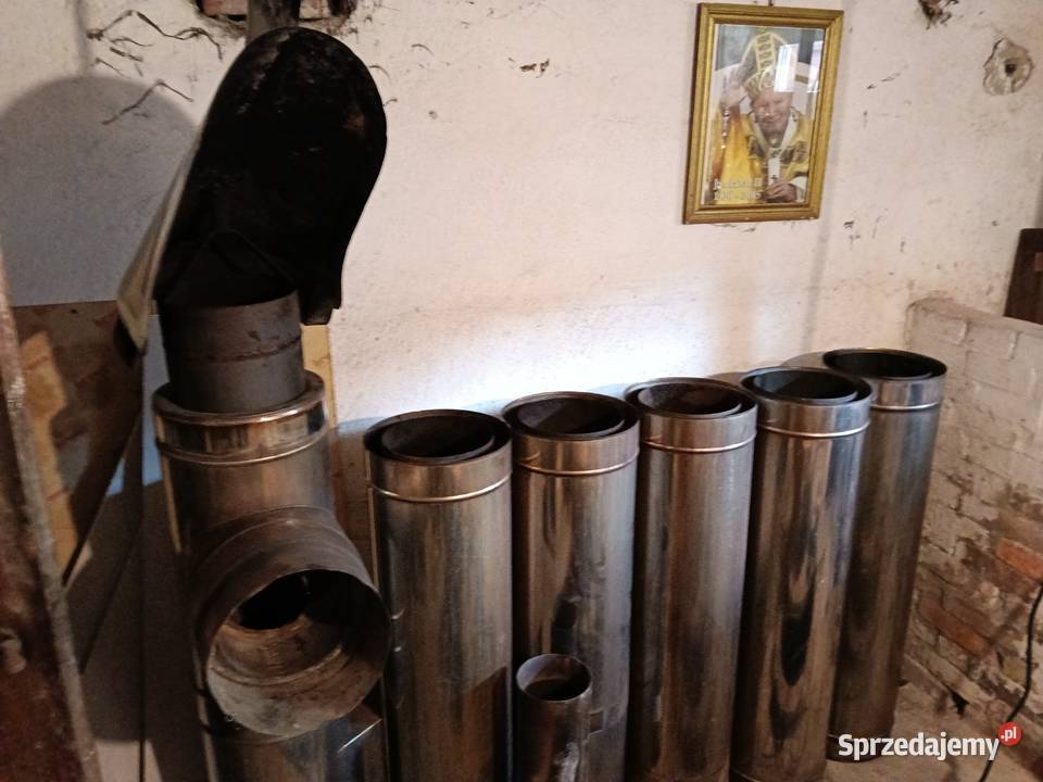 Komin stalowy podwójny 5m średnica 20
